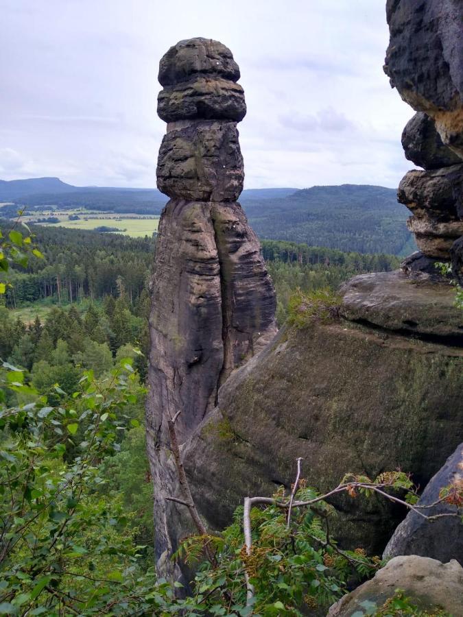 Ferienwohnung Schlesinger Hohnstein Exteriör bild